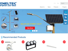 Tablet Screenshot of eneltec-led.com